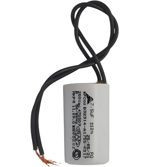 Capacitor De Partida 7,5uF 250V 25x49mm