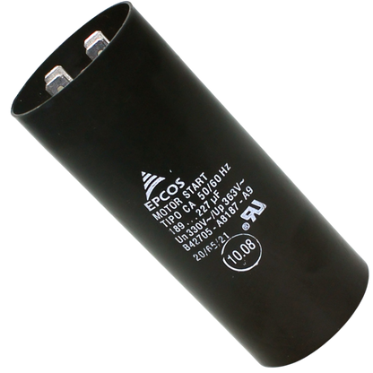 Capacitor De Partida 189uF-227uF 330V 45x112mm (Fast-on)