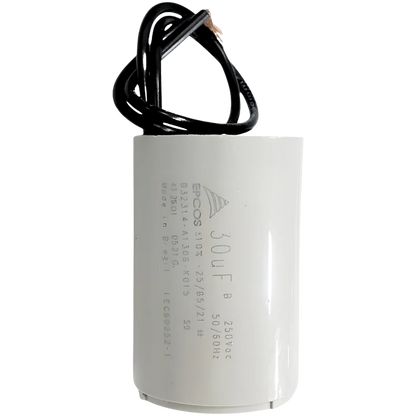 Capacitor De Partida 30uF 250V 37x47mm (2Fios)