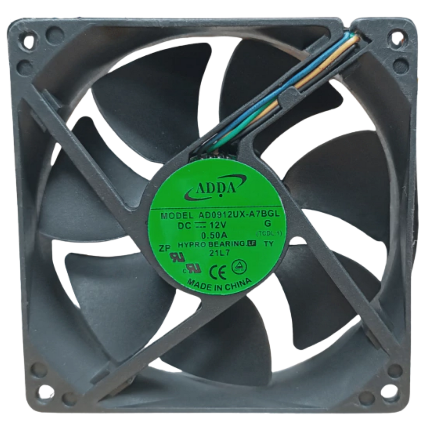 Microventilador AD0912UX-A7BGL 12VDC 0,50A 92x92x25mm