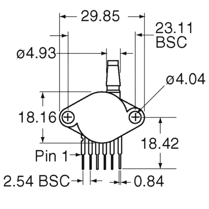 Sensor De Pressão MPX5050GP