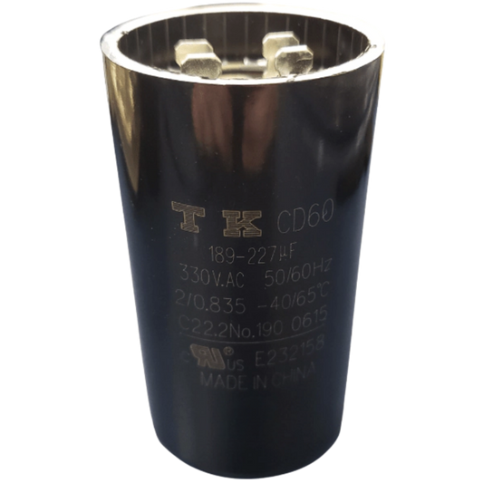 Capacitor De Partida 189uF-227uF 330V 46x86mm (Fast-on)