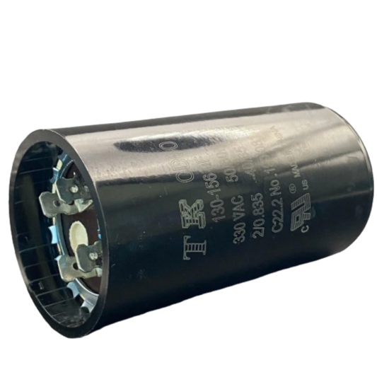Capacitor De Partida 130uF+156uF 330V 46x86mm (Fast-on)