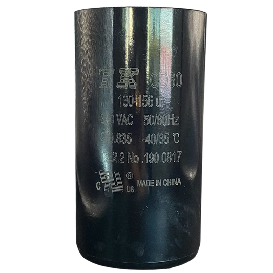 Capacitor De Partida 130uF+156uF 330V 46x86mm (Fast-on)