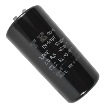 Capacitor De Partida 124uF-149uF 330V 46x86mm (Fast-on)