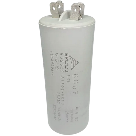 Capacitor De Partida 60uF 250V 40x97mm (Fast-on)