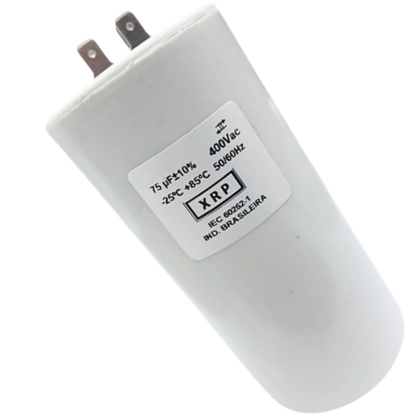 Capacitor De Partida 75uF 400V 60x120mm (Fast-on)