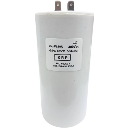 Capacitor De Partida 75uF 400V 60x120mm (Fast-on)