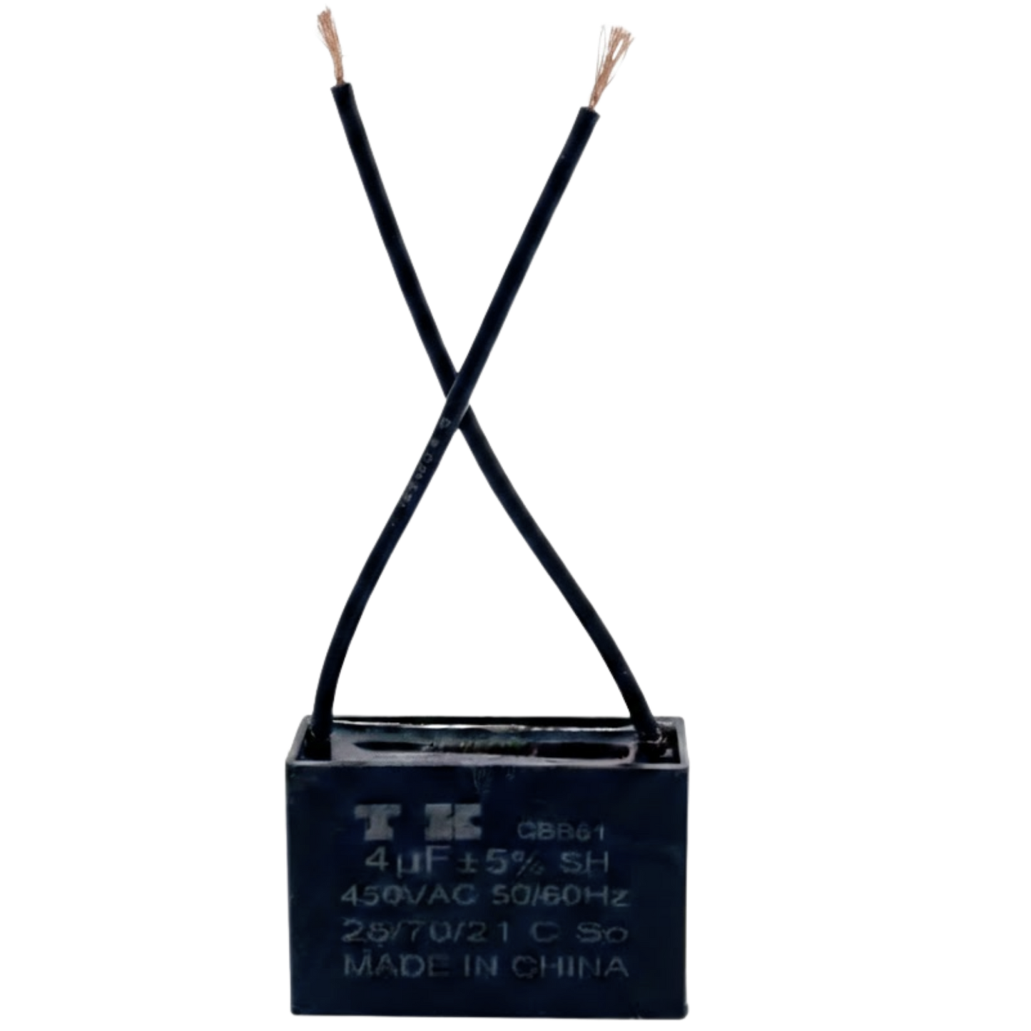Capacitor De Partida CBB61 4uf 450V (2Fios)