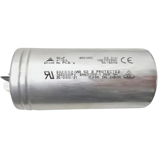 Capacitor De Partida 50uF 450V 53x105mm (Fast-on)