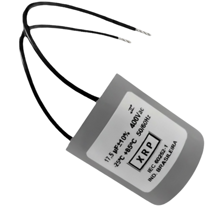 Capacitor De Partida 17,5uF 400V 49x43mm (2Fios)