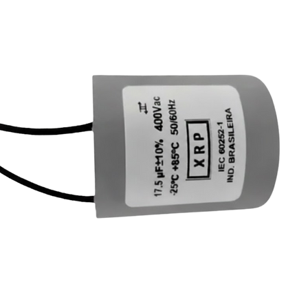 Capacitor De Partida 17,5uF 400V 49x43mm (2Fios)