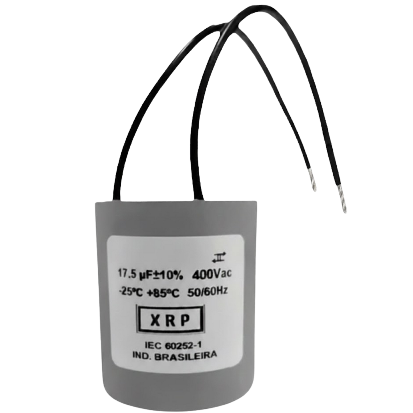 Capacitor De Partida 17,5uF 400V 49x43mm (2Fios)