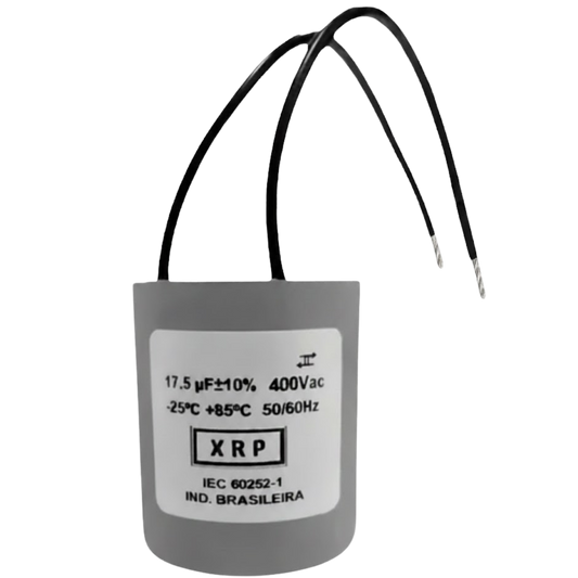 Capacitor De Partida 17,5uF 400V 49x43mm (2Fios)