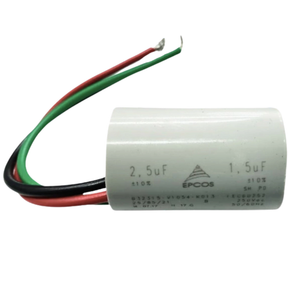 Capacitor De Partida 1,5uF+2,5uF 250V 27x47mm (3Fios)