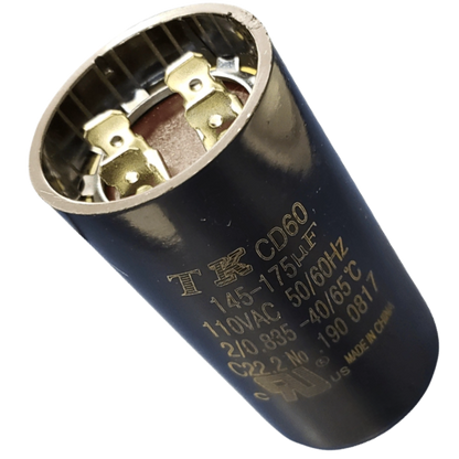 Capacitor De Partida 145uF-175uF 110V 36x70mm (Fast-on)