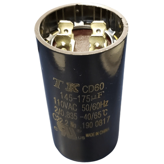 Capacitor De Partida 145uF-175uF 110V 36x70mm (Fast-on)