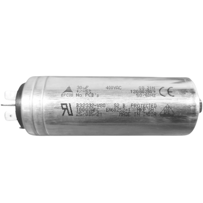 Capacitor De Partida 30uF 400V 40x103mm (Fast-on)