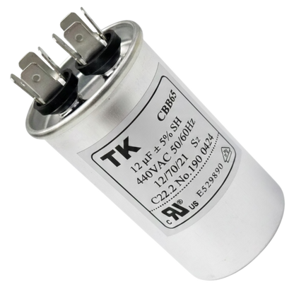 Capacitor De Partida 12uF 440V 40x70mm (Fast-on)