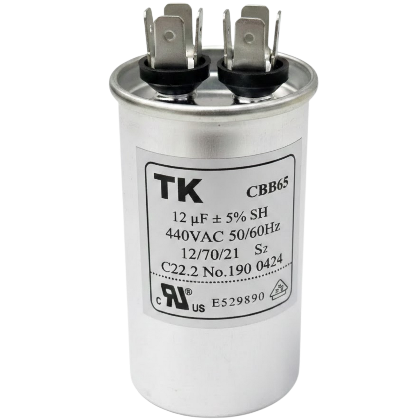Capacitor De Partida 12uF 440V 40x70mm (Fast-on)