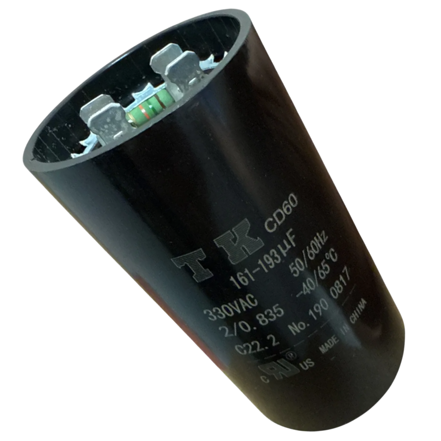Capacitor De Partida 161uF+193uF 330V 46x85mm (Fast-on)