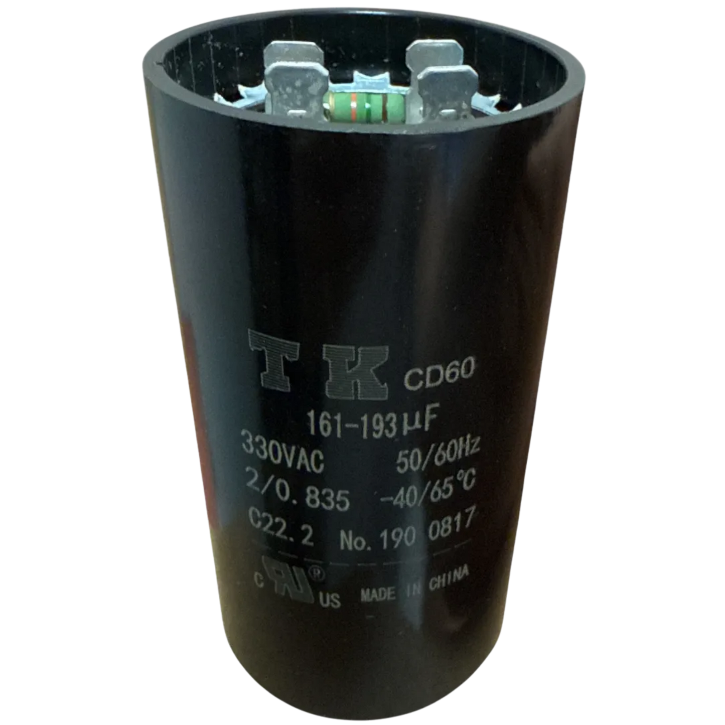 Capacitor De Partida 161uF+193uF 330V 46x85mm (Fast-on)