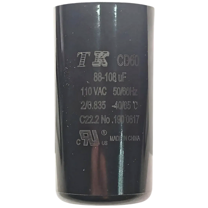 Capacitor De Partida 88uF-108uF 110V 36x86mm (Fast-on)