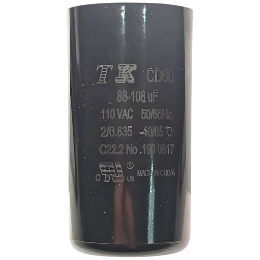 Capacitor De Partida 88uF-108uF 110V 36x86mm (Fast-on)