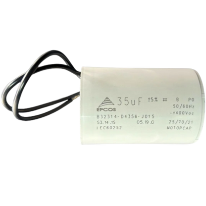 Capacitor De Partida 35uF 400V 45x65mm (2Fios)