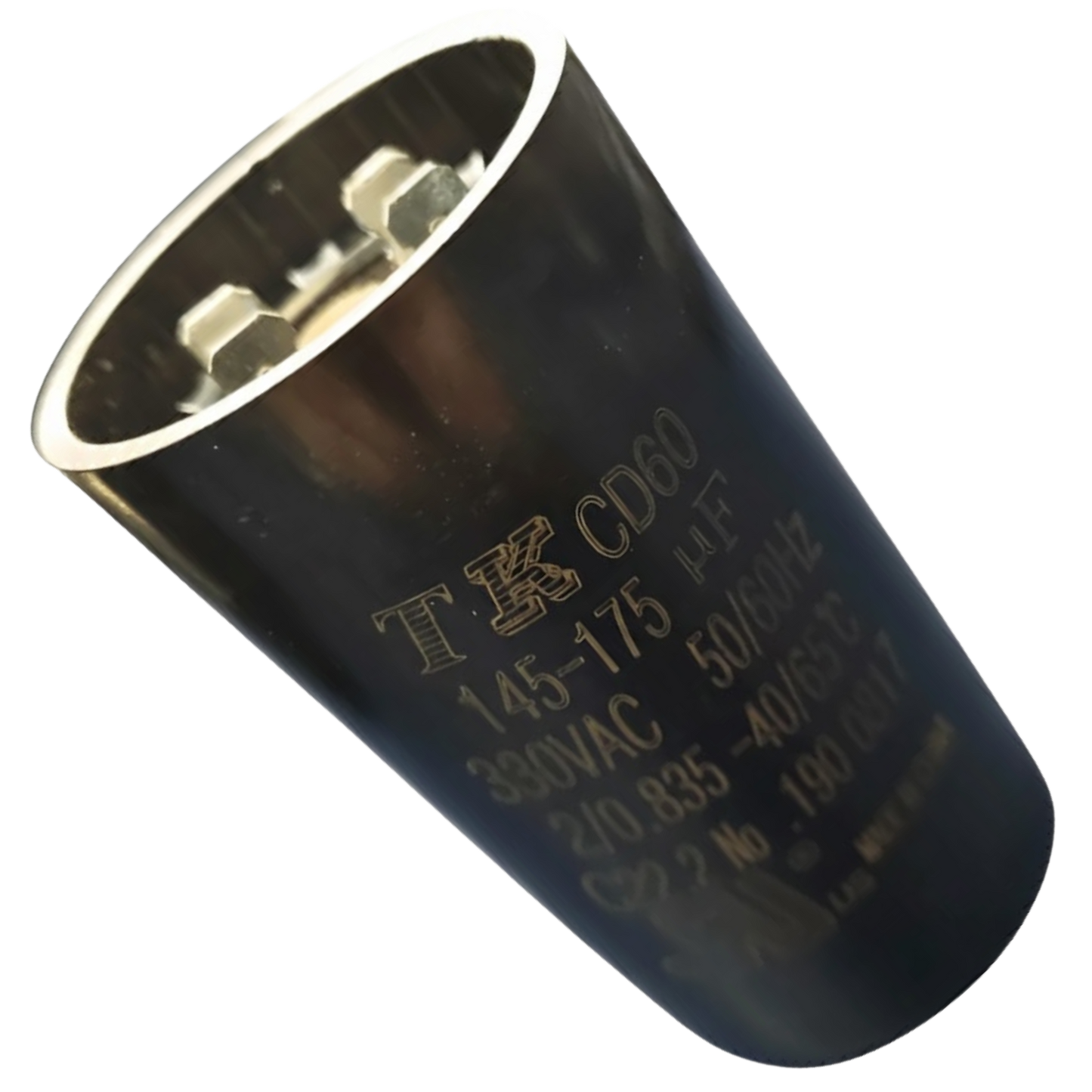 Capacitor De Partida 145uF+175uF 330V 46x86mm (Fast-on)