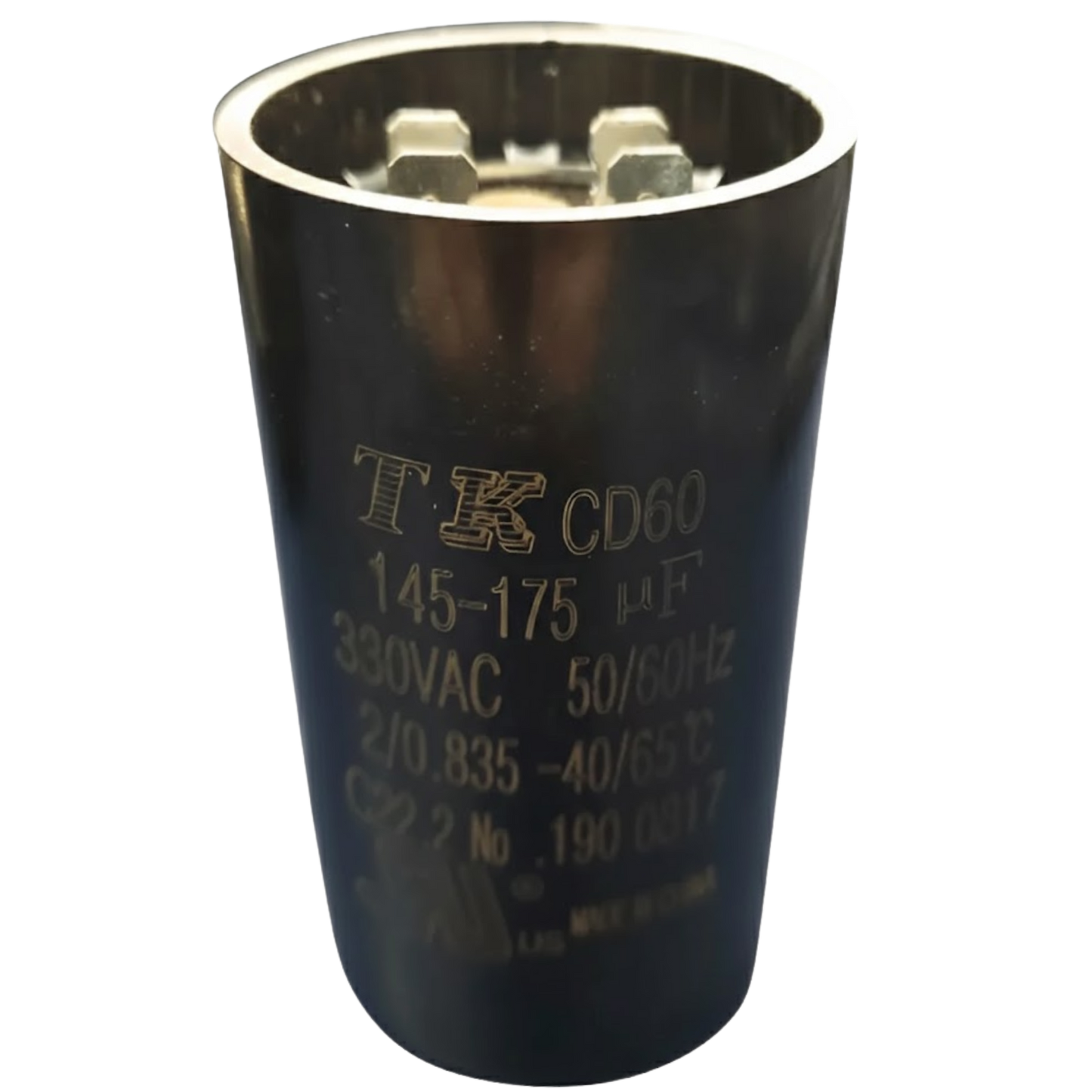 Capacitor De Partida 145uF+175uF 330V 46x86mm (Fast-on)