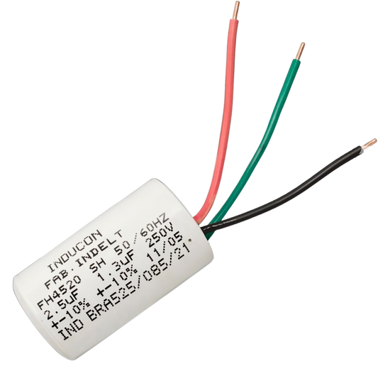 Capacitor De Partida 1,3uF+2,5uF 250V 27x47mm (3Fios)
