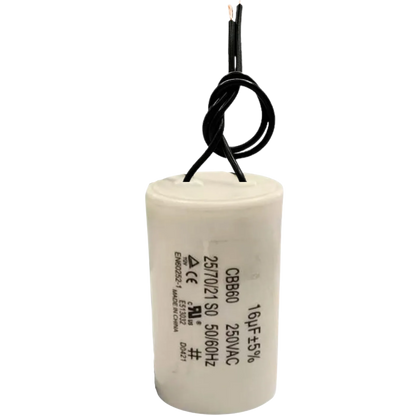 Capacitor De Partida 16uF 250V 30x45mm (2Fios)