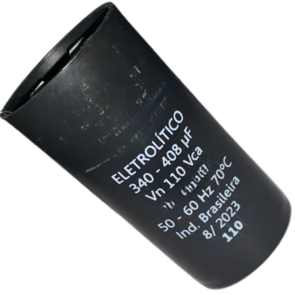Capacitor De Partida 340uF+408uF 110V 36x70mm (Fast-on)