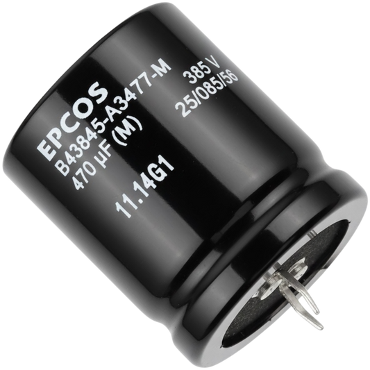 Capacitor Eletrolítico Snap-in 470uF 385V 30x40mm