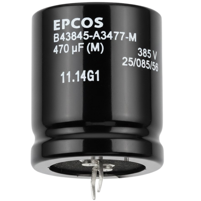 Capacitor Eletrolítico Snap-in 470uF 385V 30x40mm