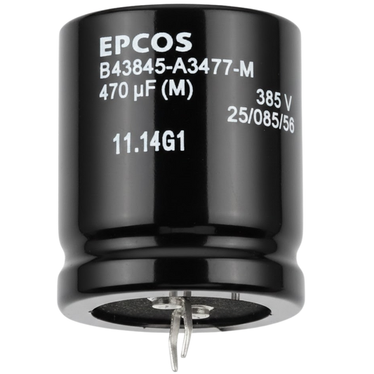 Capacitor Eletrolítico Snap-in 470uF 385V 30x40mm