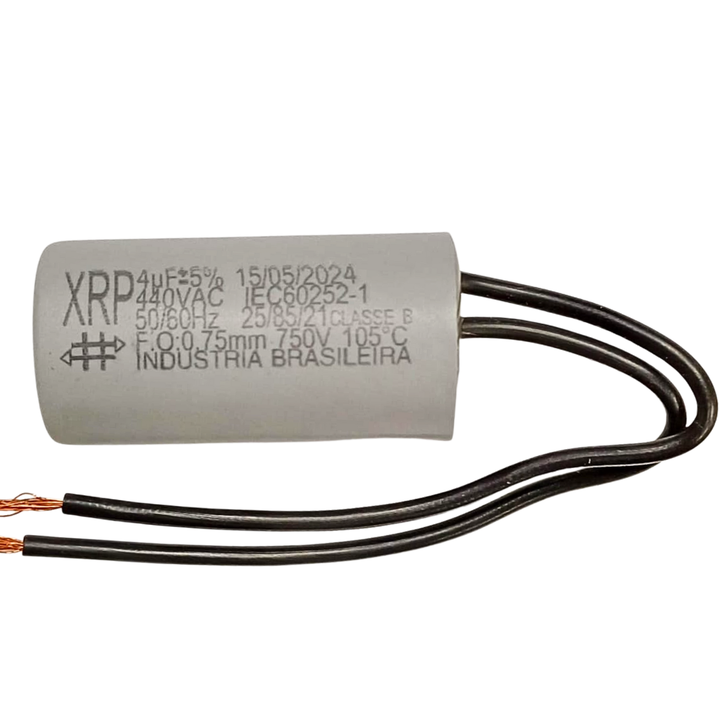 Capacitor De Partida 4uF 440V 25x45mm (2Fios)