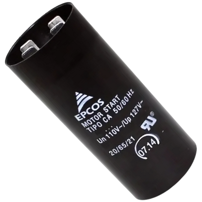 Capacitor De Partida 115uF+145uF 110V 30x70mm (Fast-on)