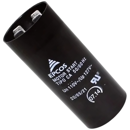 Capacitor De Partida 115uF+145uF 110V 30x70mm (Fast-on)