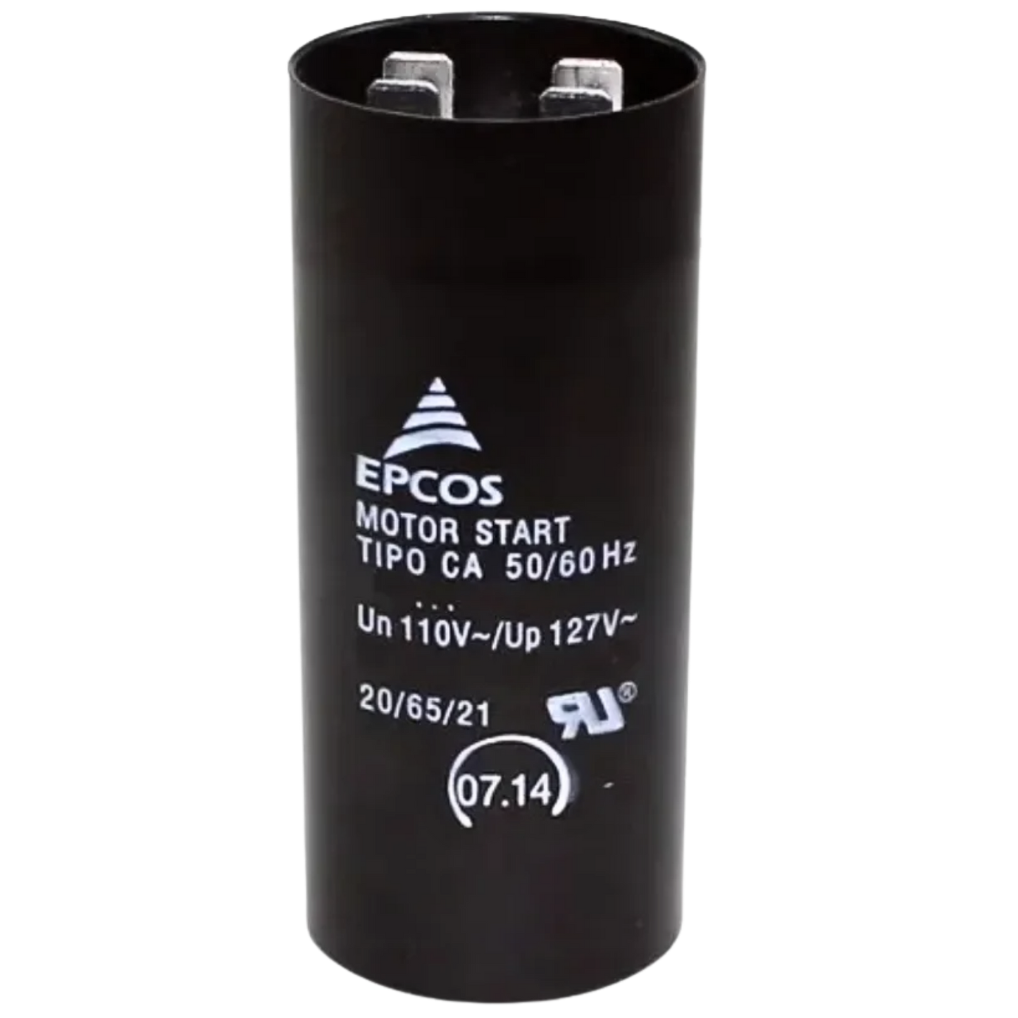 Capacitor De Partida 115uF+145uF 110V 30x70mm (Fast-on)