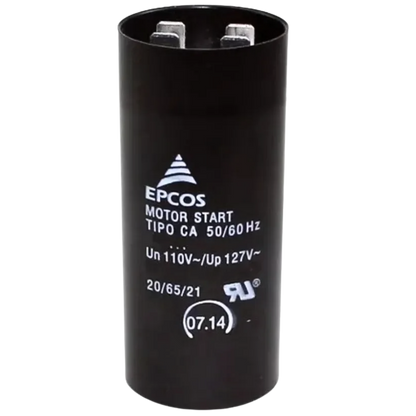 Capacitor De Partida 115uF+145uF 110V 30x70mm (Fast-on)