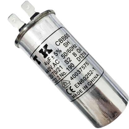 Capacitor De Partida 4uF 440V 30x70mm (Fast-on)