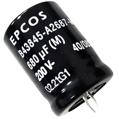 Capacitor Eletrolítico Snap-in 680uF 160V 25x35mm
