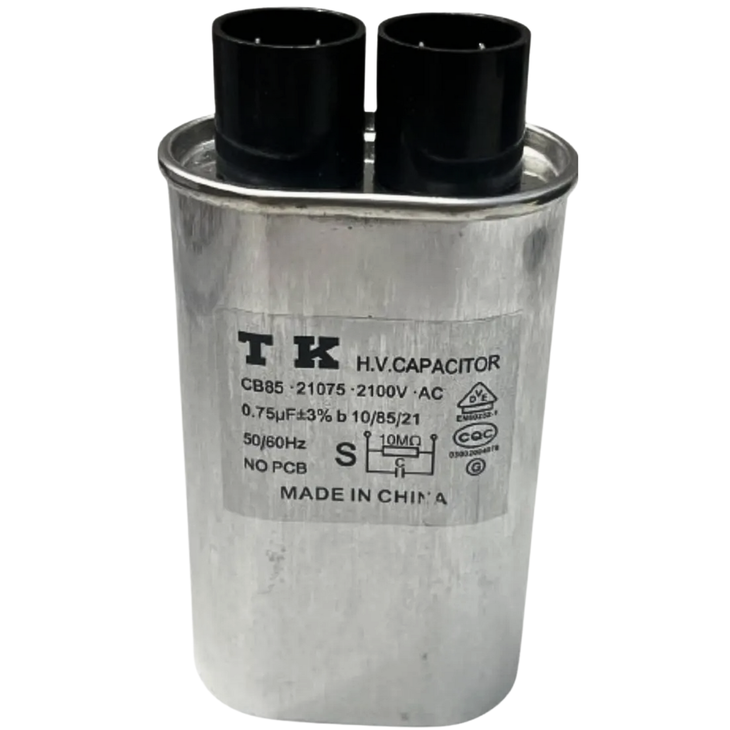 Capacitor De Microondas CB85 0,75uF 2100V 32x52mm