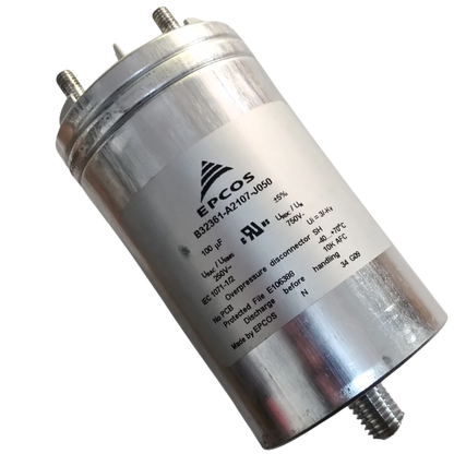 Capacitor De Partida 100uF 250/750V 60x120mm (Fast-on)