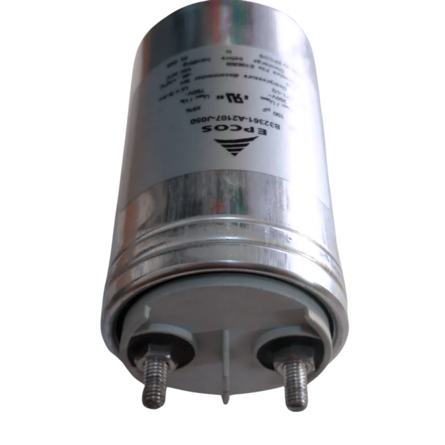 Capacitor De Partida 100uF 250/750V 60x120mm (Fast-on)