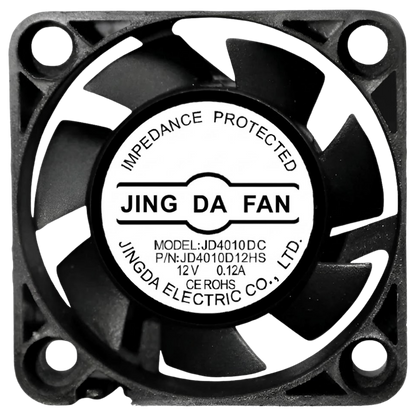 Microventilador JD4010DC 12VDC 0,12A 40x40x10mm