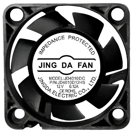 Microventilador JD4010DC 12VDC 0,12A 40x40x10mm