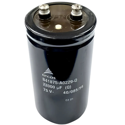 Capacitor Eletrolítico Giga 22000uF 75V 65x120mm